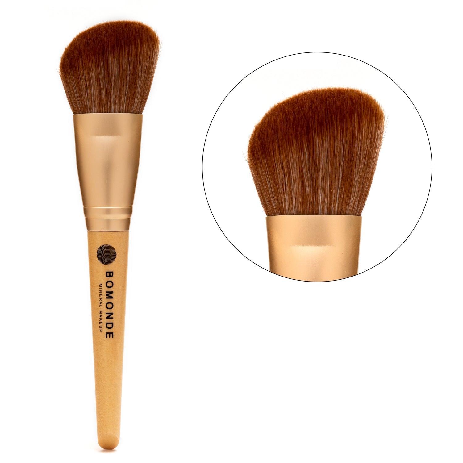 3-Piece Vegan Brush Set | Contour & Eyes Essentials in Eco Hessian Bag