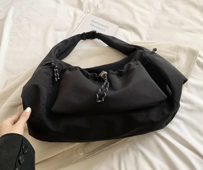 Solid Color Fashion Large Capacity Versatile Shoulder Crossbody Bag