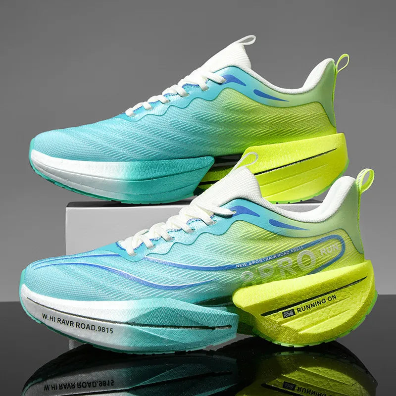 2026 NEW LEAO Super Soft Breathable Mesh Sports Shoes Carbon Plate Racing Cushioned for Middle School Students for Autumn Winter