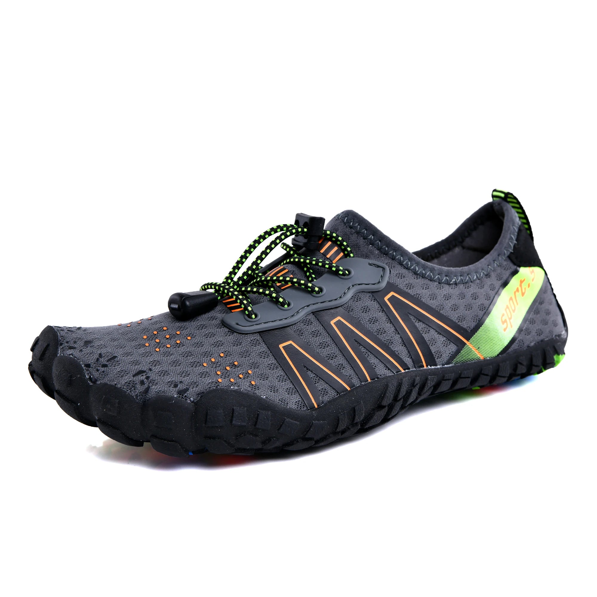 Lightweight Breathable Mesh Five Toe Water Shoes Fast Drying Barefoot Swim Shoes for Men Women