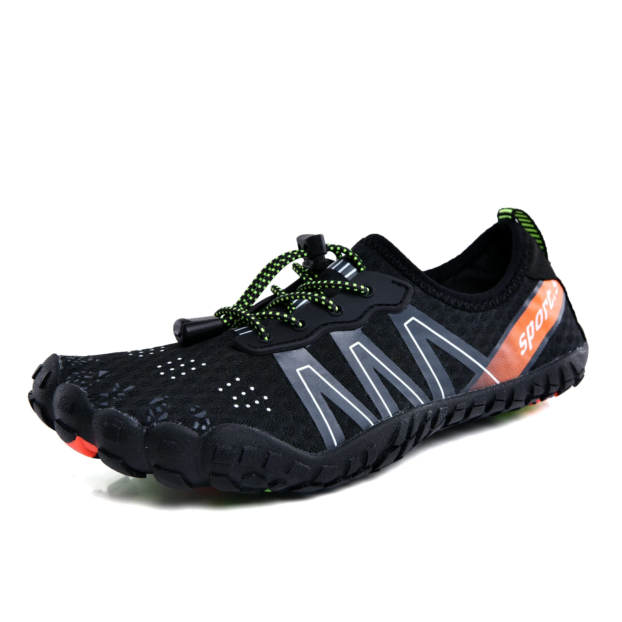 Lightweight Breathable Mesh Five Toe Water Shoes Fast Drying Barefoot Swim Shoes for Men Women