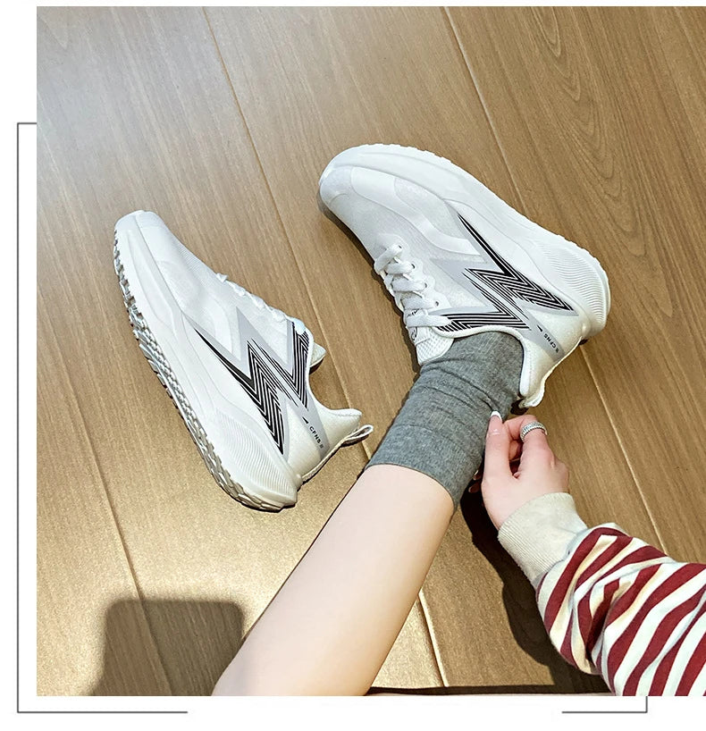 ZZH XZ816 Breathable Women's Casual Shoes, Lightweight and Soft Soled, Comfortable Women's Shoes