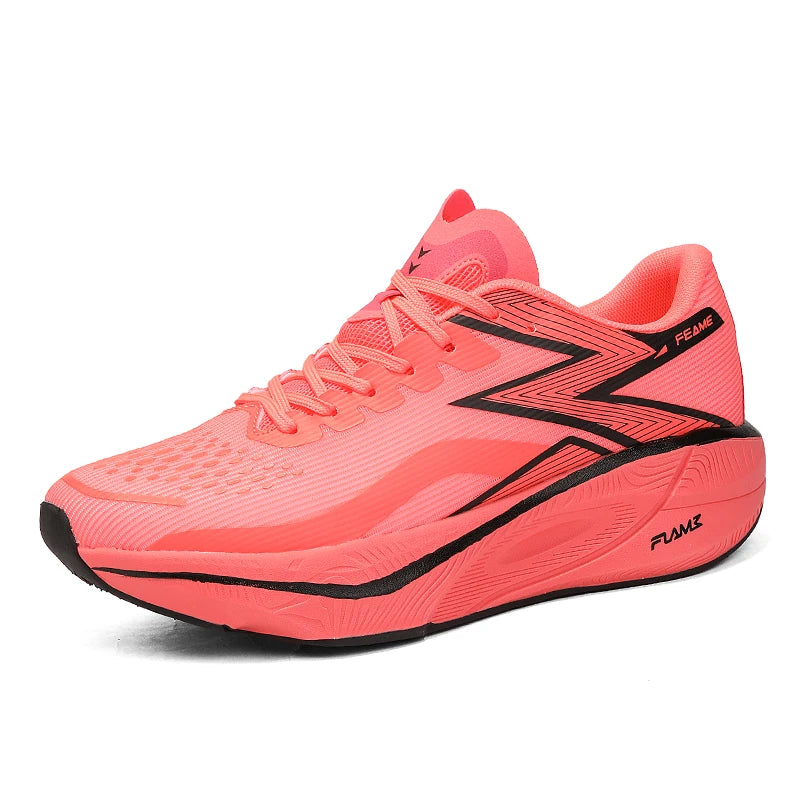 New Boys Girls Wide Toe Box Running Shoes logo Arch Support Super Light Weight Knitting Carbon Trainer Sports Shoe for Women Oem