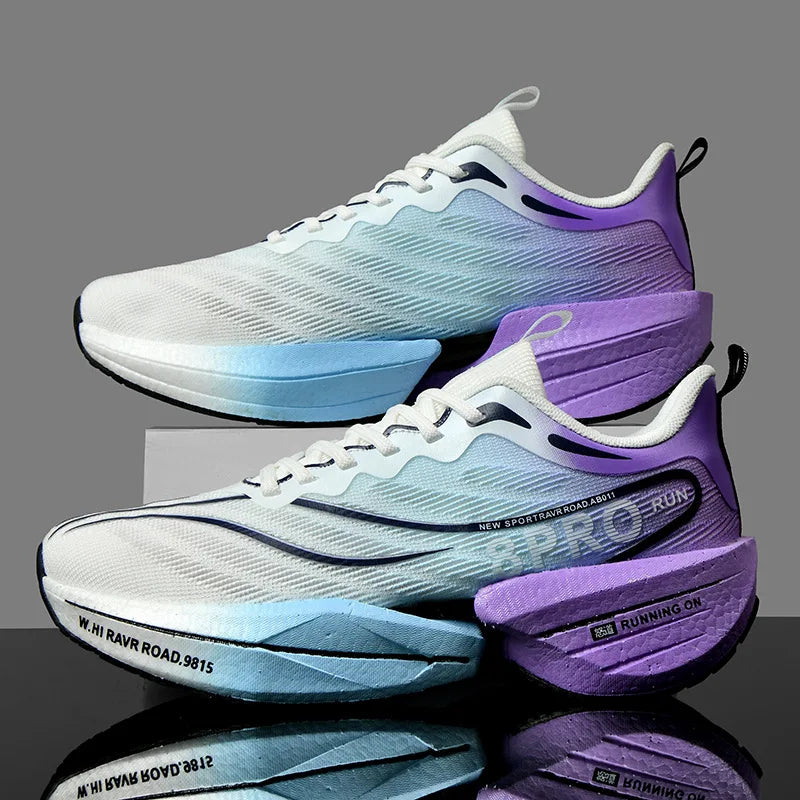 2026 NEW LEAO Super Soft Breathable Mesh Sports Shoes Carbon Plate Racing Cushioned for Middle School Students for Autumn Winter