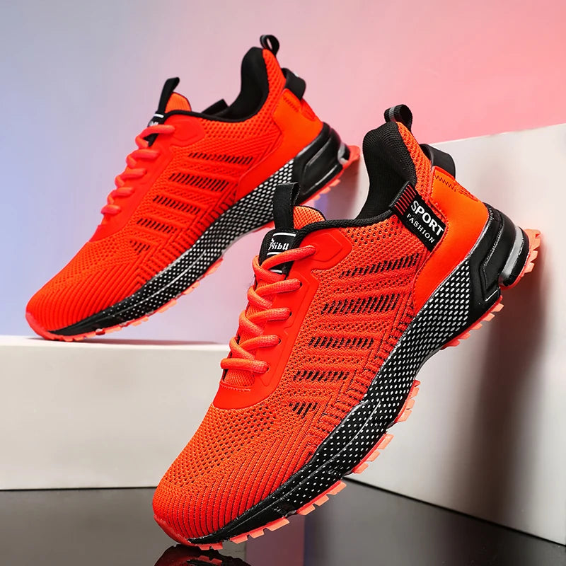 Men's Fashion Sneakers Breathable Comfortable Lightweight Walking Shoes Casual Sports Running Tennis Gym Training Shoes for Men