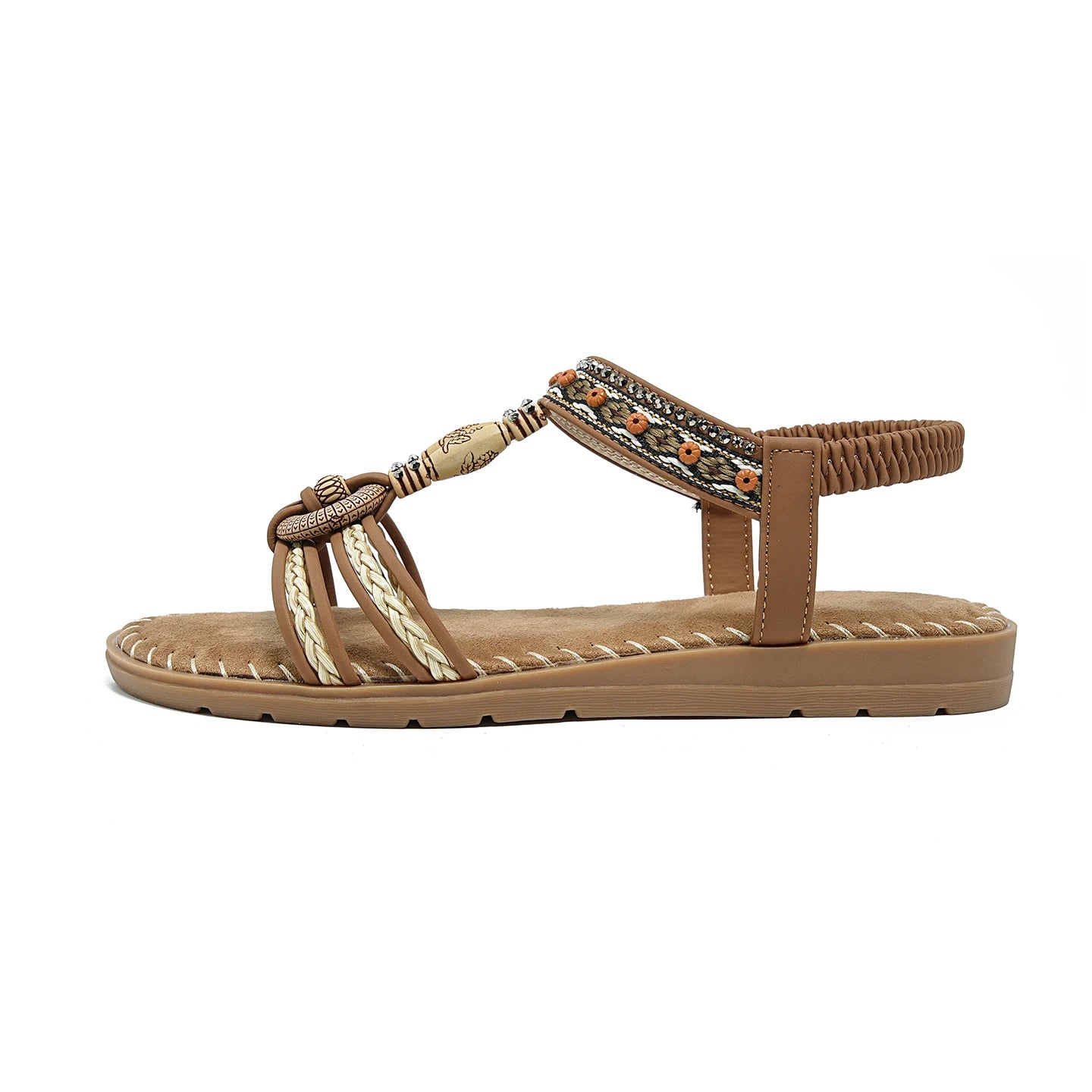 Women's sandals Bohemian minimalist slimming soft sole anti slip versatile casual casual vacation travel flat shoes