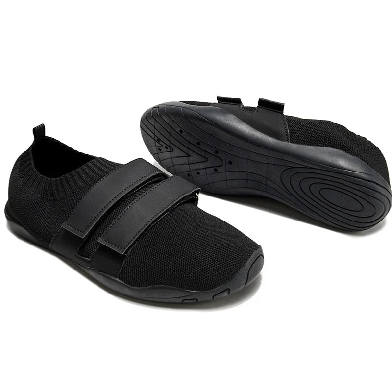 New Unisex Gym Lightweight Sports Hard Pull Squat Training Shoes Pro Hook & Loop Weightlifting Shoes Sumo shoes Squat shoe 35-46