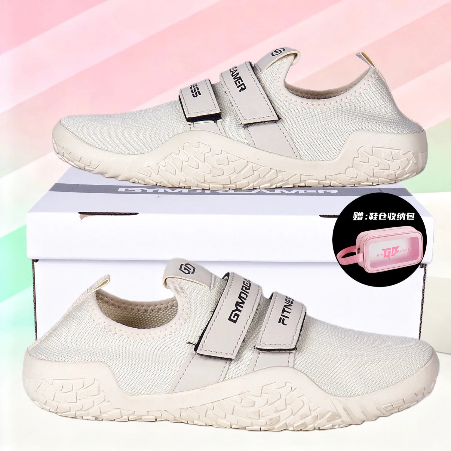 Ultra-light anti-slip indoor fitness shoes, men's and women's squat deadlift shoes, special silent indoor sports treadmill, yoga