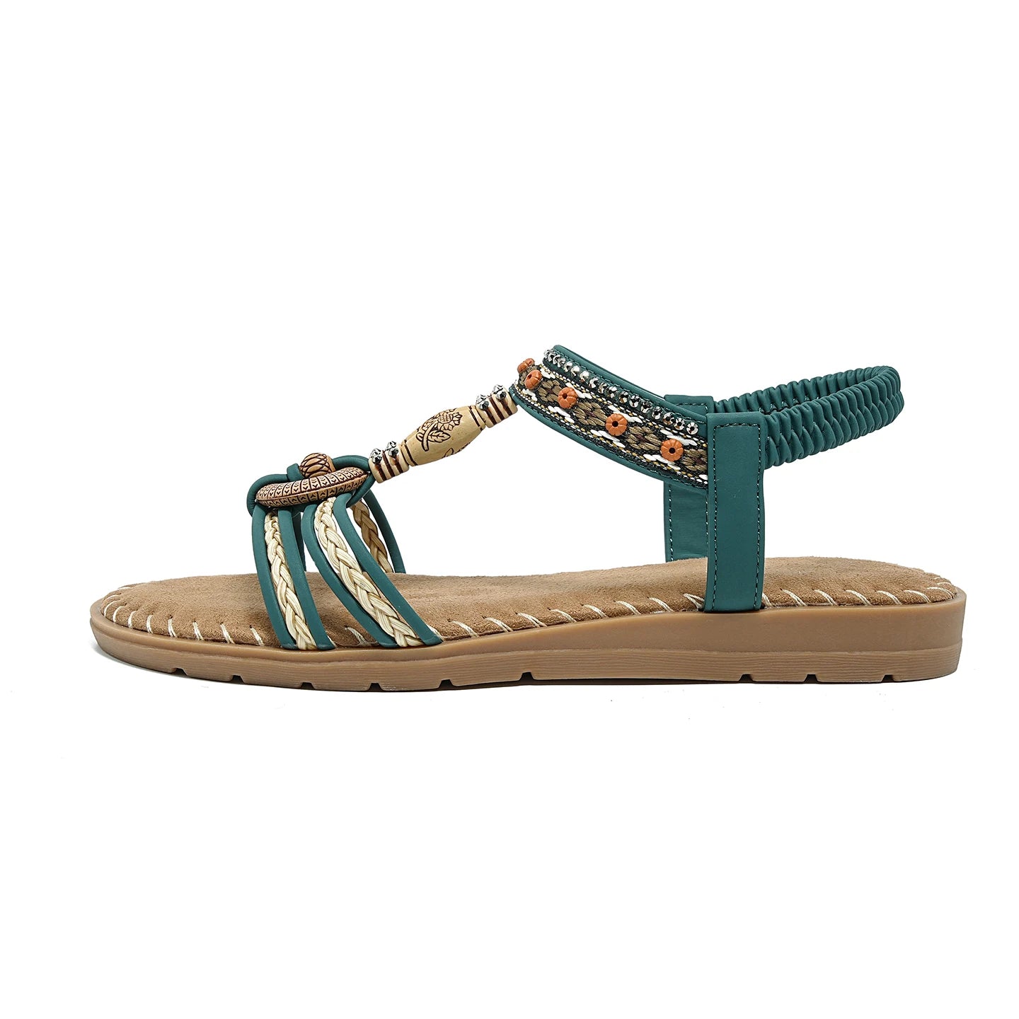 Women's sandals Bohemian minimalist slimming soft sole anti slip versatile casual casual vacation travel flat shoes