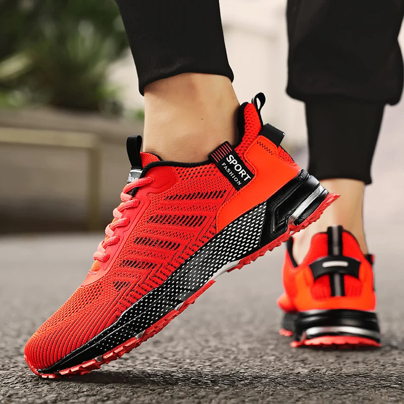 Men's Fashion Sneakers Breathable Comfortable Lightweight Walking Shoes Casual Sports Running Tennis Gym Training Shoes for Men