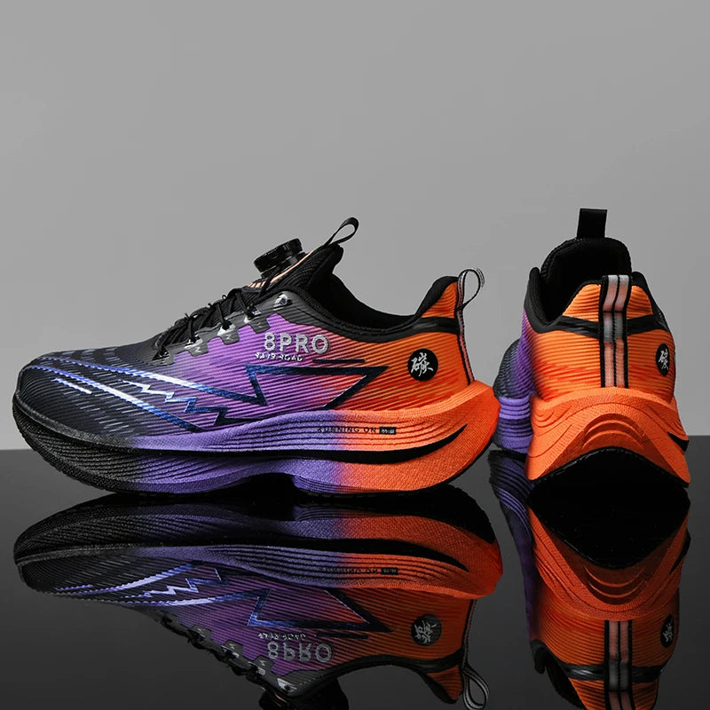 Athletic Running Shoes Men Professional Carbon Board Marathon Sports Breathable Lightweight Women Comfortable Casual Sneakers