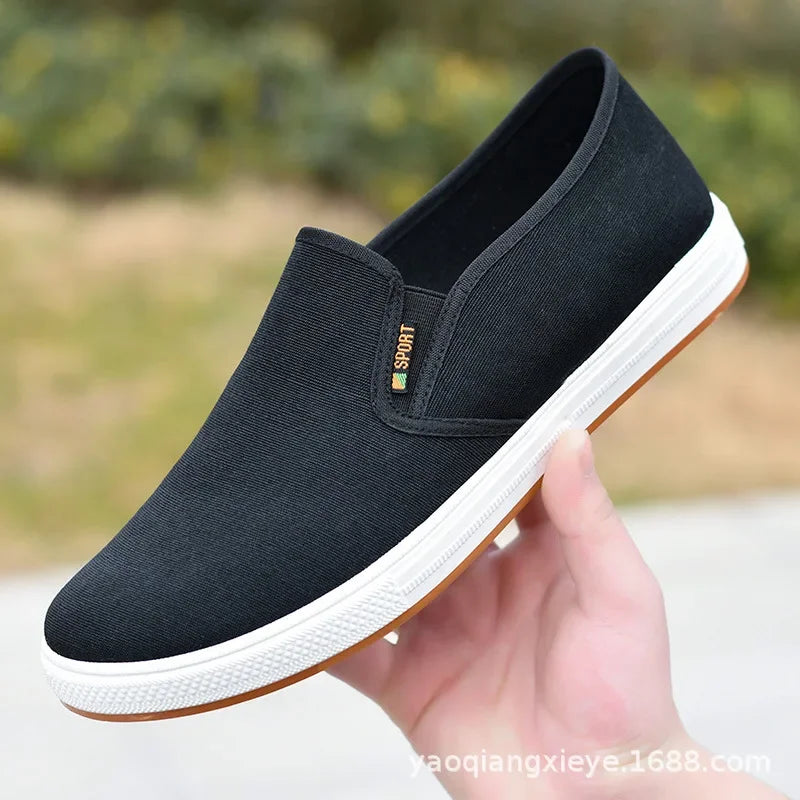 Zapatos Hombre men's canvas shoes, casual sports shoes, men's comfortable men's board shoes, new black sports shoes