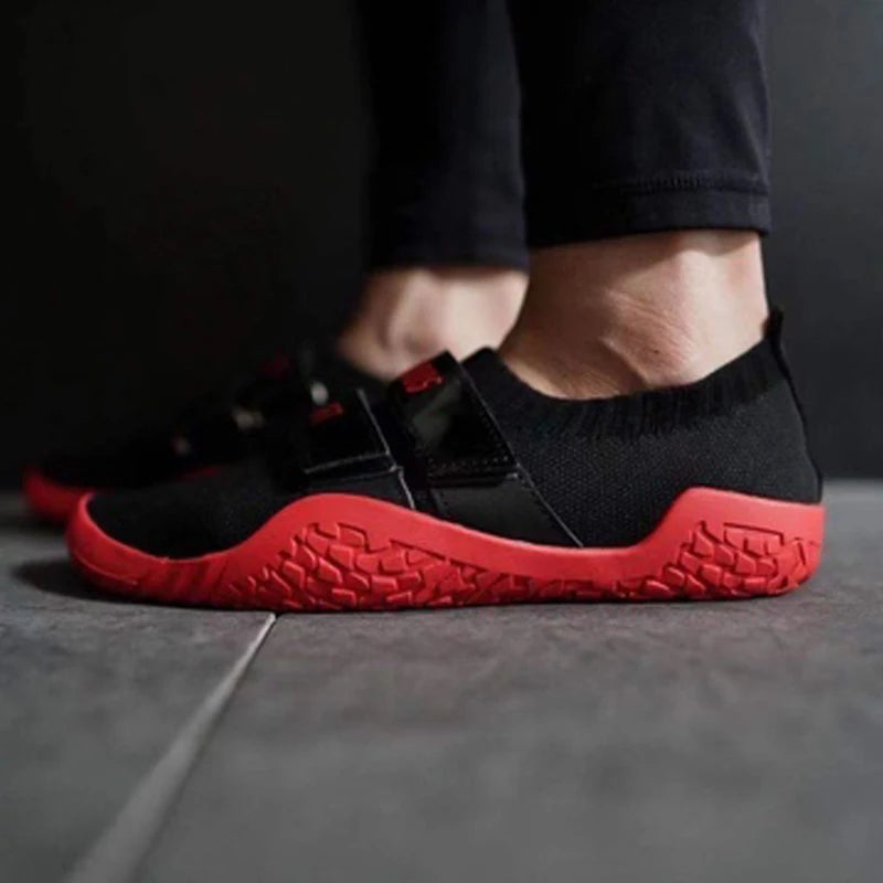 New Unisex Gym Lightweight Sports Hard Pull Squat Training Shoes Pro Hook & Loop Weightlifting Shoes Sumo shoes Squat shoe 35-46