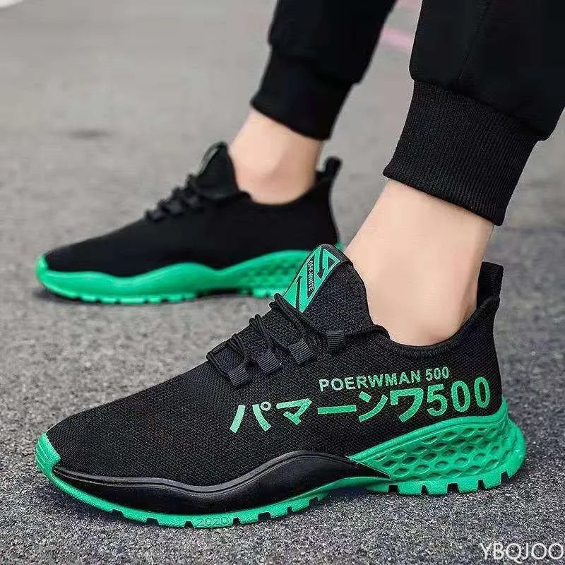 2025 Large Size Spring and Autumn New Breathable Lightweight Casual Men's Shoes Niche Trend Versatile Flat Sports Men's Shoes