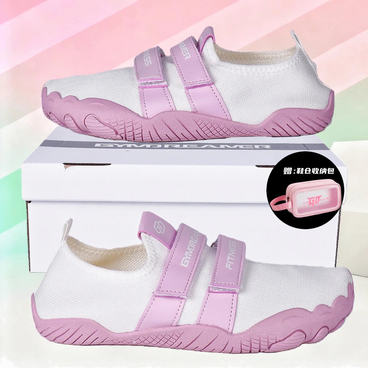 Ultra-light anti-slip indoor fitness shoes, men's and women's squat deadlift shoes, special silent indoor sports treadmill, yoga