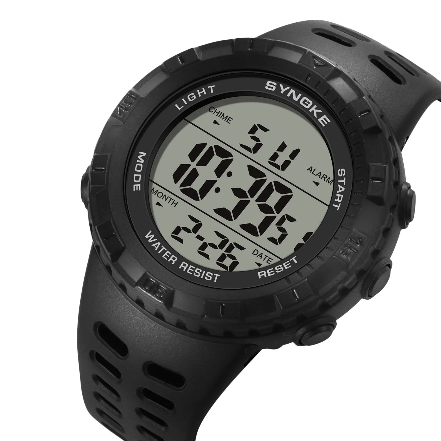 Men's Sports Durable Electronic Watch, Trendy Fashion Luminous Watch With Alarm, Stopwatch, Date Function