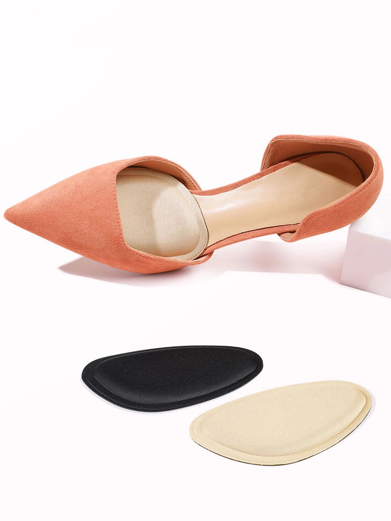 Shoe Forefoot Pad; Anti-Slip Insole; High Heels Comfort Pad; Shoe Size Reducer; Relieve Ankle Pain Shoe Insert; Half Cushion Ins