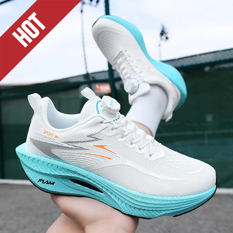 Running Shoes Carbon Board Profession Marathon Men Sports Breathable Lightweight Women's Comfortable Athletic Nonskid Sneakers