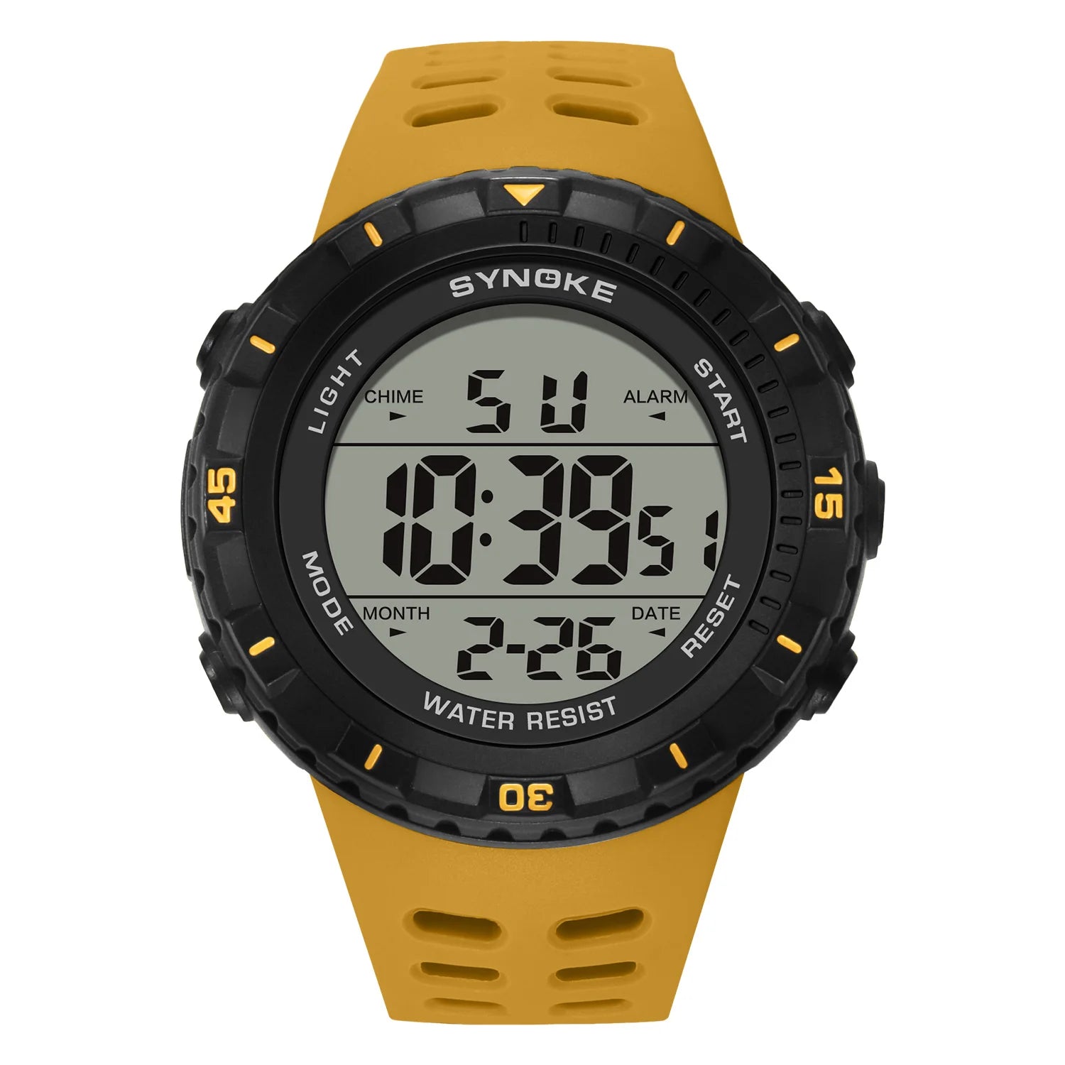 Men's Sports Durable Electronic Watch, Trendy Fashion Luminous Watch With Alarm, Stopwatch, Date Function