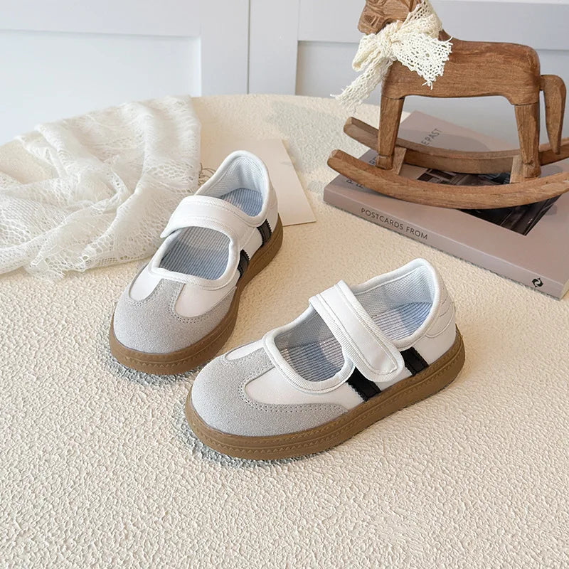 2025 Children Casual Shoes for Girls Spring Autumn New Fashion Korean Style Soft Bottom Anti-slippery Versatile Catwalk Shoes