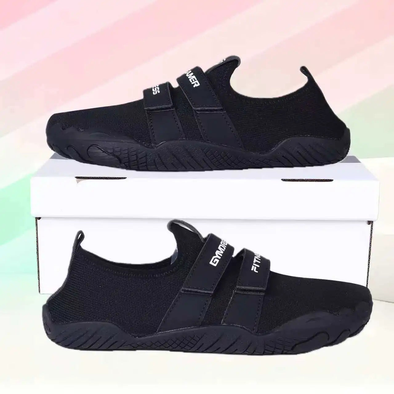 Ultra-light anti-slip indoor fitness shoes, men's and women's squat deadlift shoes, special silent indoor sports treadmill, yoga