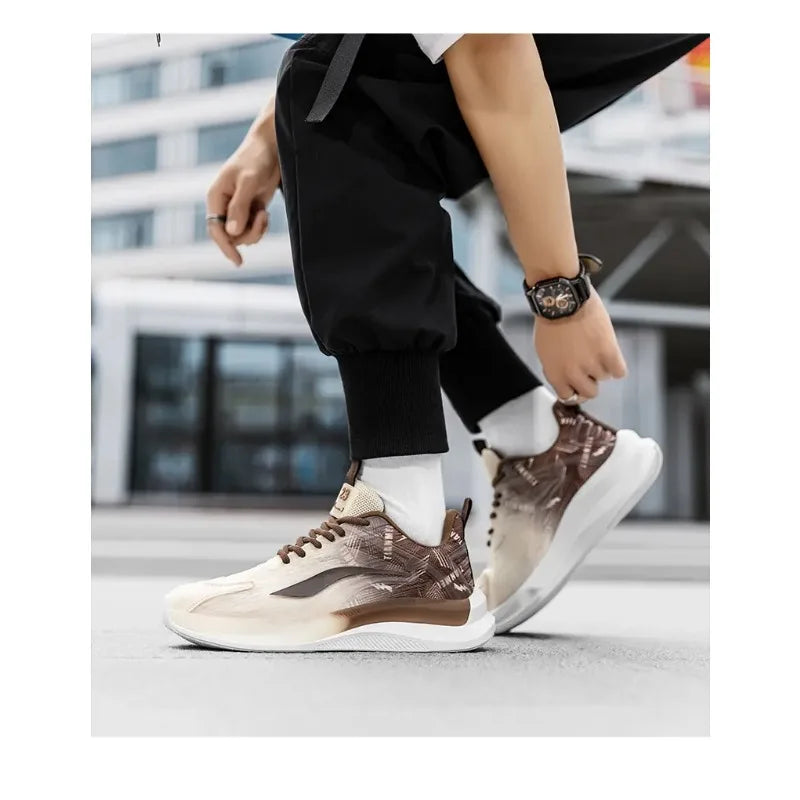 Fashion Shoes with Air Cushions Comfortable and Non-Slip Breathable and Shock-Absorbing Suitable for Men's Outdoor Activities