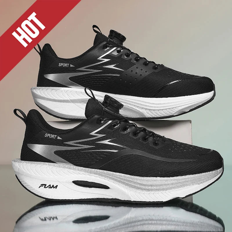 Running Shoes Carbon Board Profession Marathon Men Sports Breathable Lightweight Women's Comfortable Athletic Nonskid Sneakers