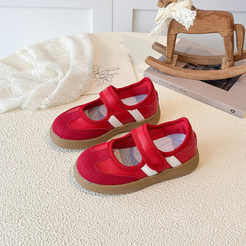 2025 Children Casual Shoes for Girls Spring Autumn New Fashion Korean Style Soft Bottom Anti-slippery Versatile Catwalk Shoes