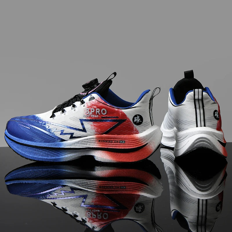 Athletic Running Shoes Men Professional Carbon Board Marathon Sports Breathable Lightweight Women Comfortable Casual Sneakers