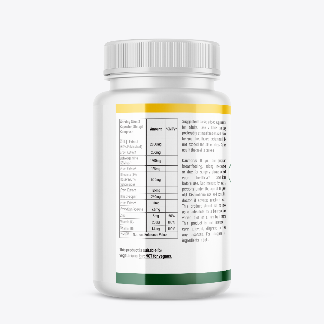 Shilajit KSM-66® Complex Supplement