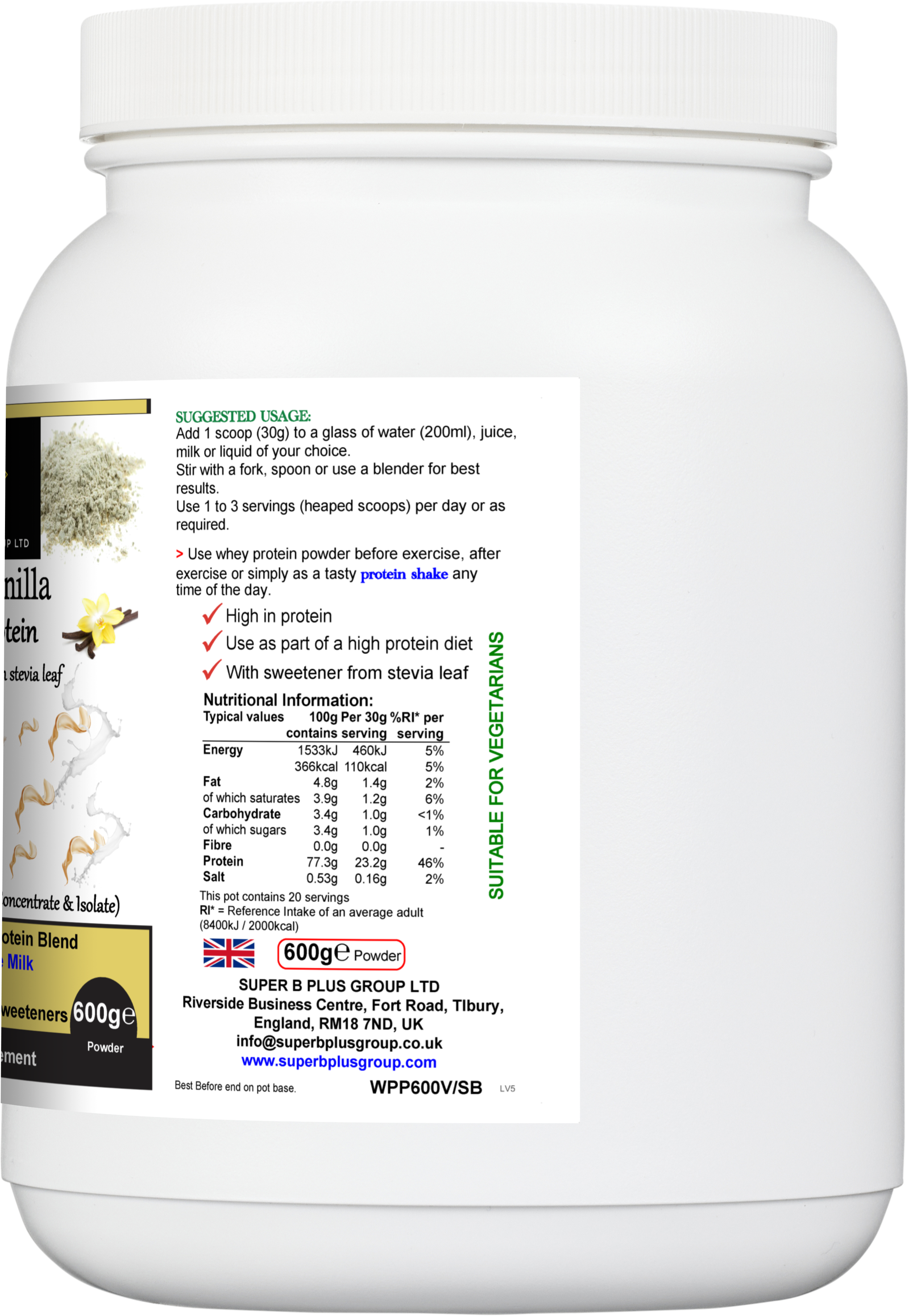Super Vanilla Whey Protein