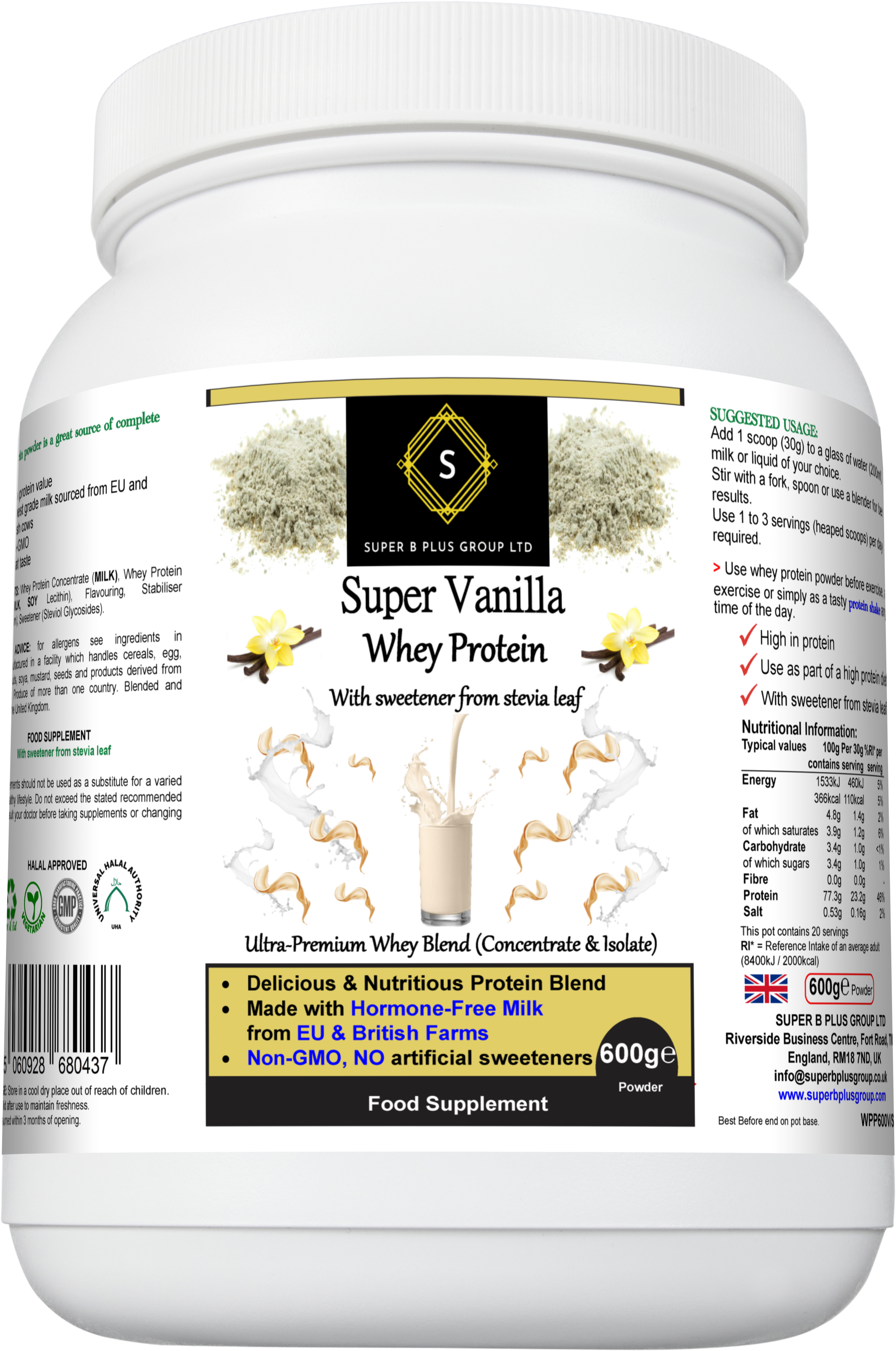 Super Vanilla Whey Protein
