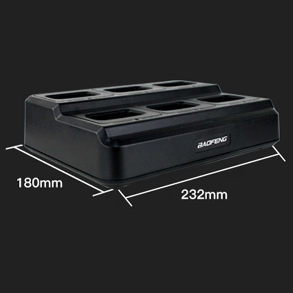 Baofeng 888S Charger Multi Battery Six Way 5V 4A Fast Charger