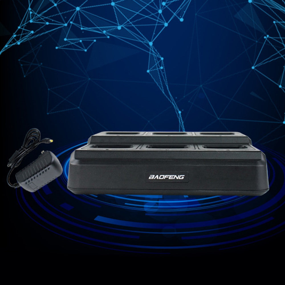 Baofeng 888S Charger Multi Battery Six Way 5V 4A Fast Charger