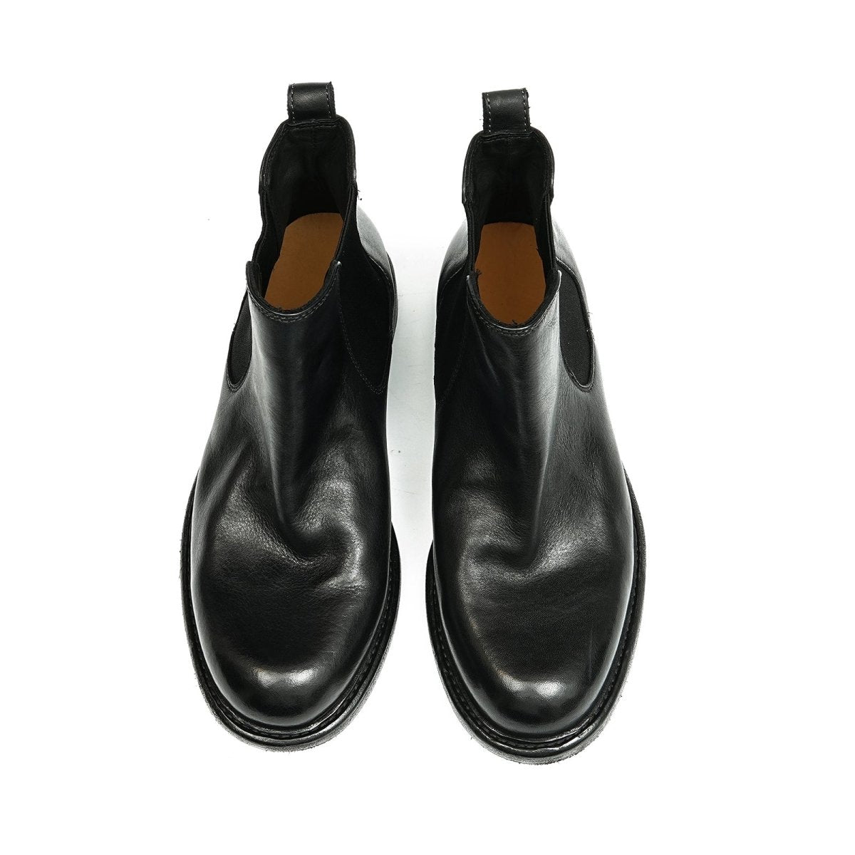 Horsehide Chelsea Boots Classic Ankle Boots for Men-3